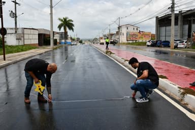 Imagem referente à notícia SMT e Ibametro realizam testes em radares de Alagoinhas