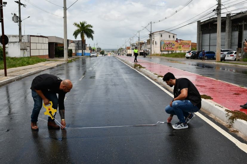 Imagem referente a notícia SMT e Ibametro realizam testes em radares de Alagoinhas