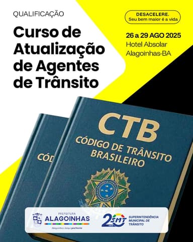 Imagem referente à notícia SMT Alagoinhas Realiza Curso de Atualização para Agentes de Trânsito