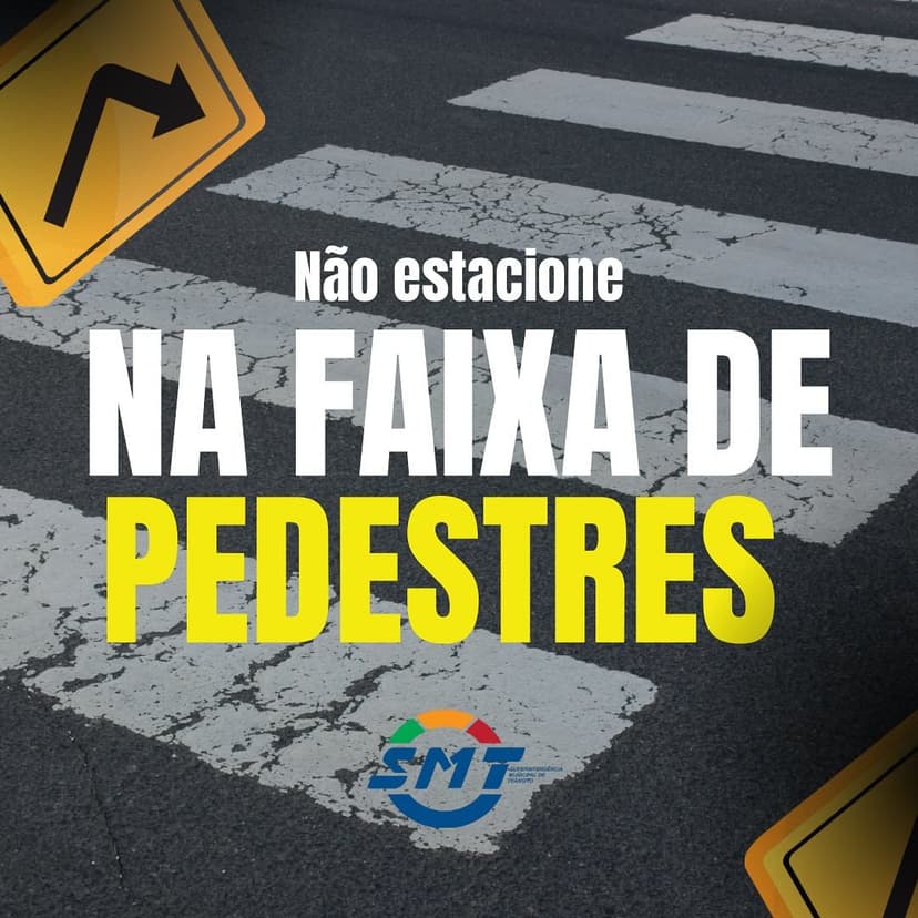 Imagem referente à notícia Respeite a Faixa de Pedestres: O Caminho é Direito de Todos