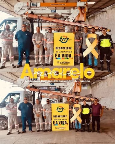 Imagem referente à notícia SMT Leva Maio Amarelo ao DDS da Selt Engenharia