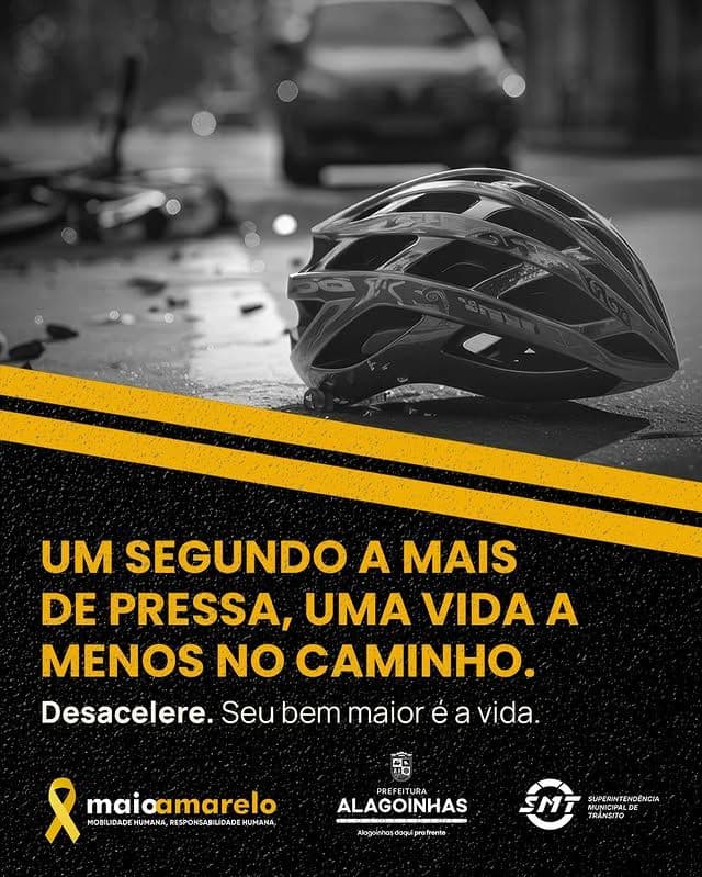 Imagem referente à notícia Pedalar é Direito, Proteger é Dever: SMT no Maio Amarelo