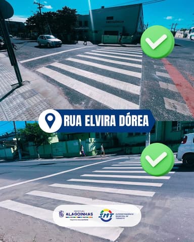 Imagem referente à notícia SMT Alagoinhas Realiza Operação Noturna de Sinalização Viária