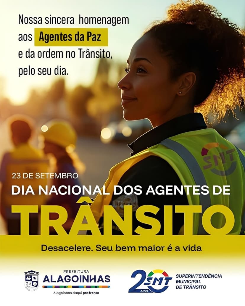 Imagem referente à notícia Dia Nacional dos Agentes de Trânsito: Gratidão a Quem Cuida da Mobilidade e da Vida