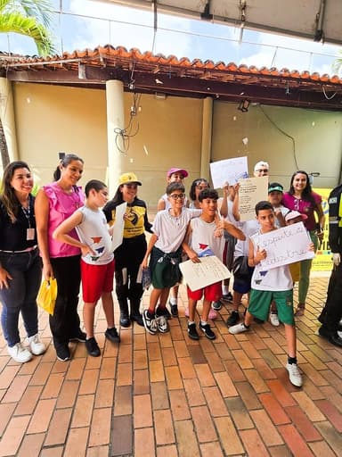 Imagem referente à notícia Conscientização desde cedo: SMT e CETASS KIDS promovem ação especial com alunos